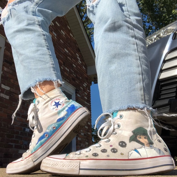 Custom Painted Converse! - Picture 2 of 7